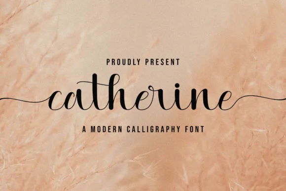 Catherine Font Catherine Font Poster 1
