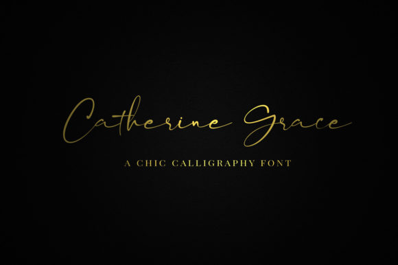 Catherine Grace Font Poster 1