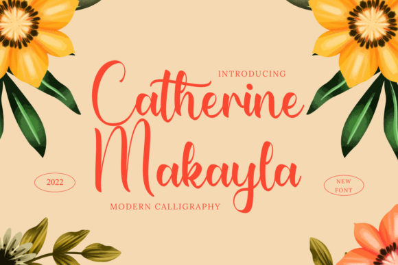 Catherine Makayla Font Poster 1