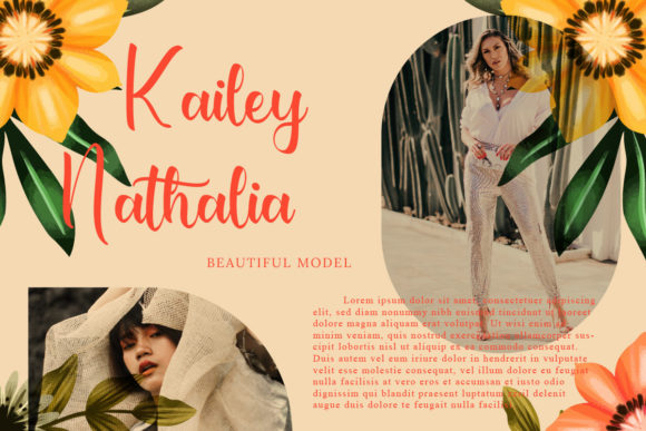 Catherine Makayla Font Poster 3