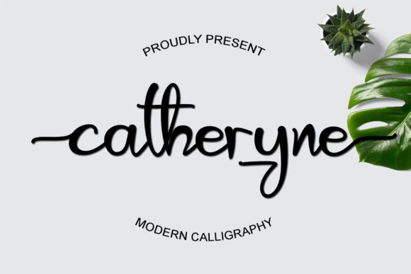 Catheryne Font Poster 1