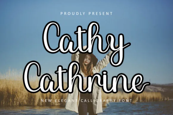 Cathy Catherine Font Cathy Catherine Font Poster 1