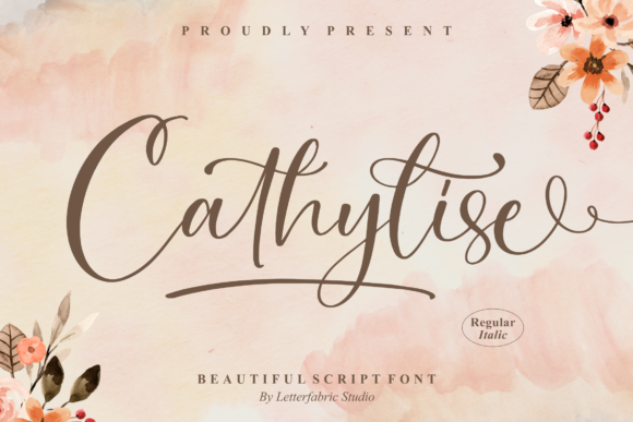 Cathylise Font Poster 1