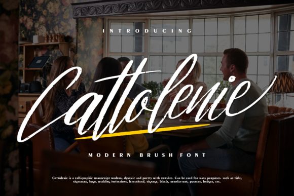 Cattaloenie Font Poster 1