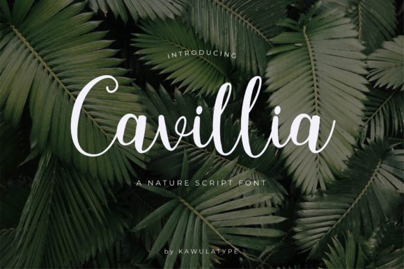 Cavillia Font Poster 1