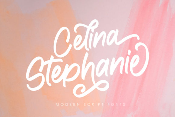 Celina Stephanie Font Poster 1