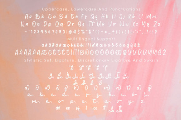 Celina Stephanie Font Poster 5