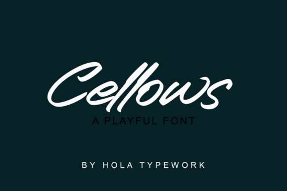 Cellows Font Poster 1