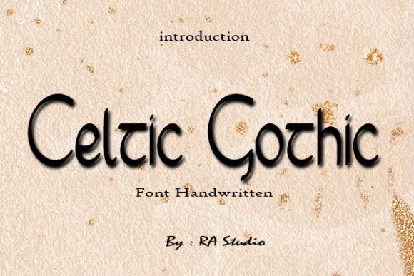Celtic Gothic Font Poster 1