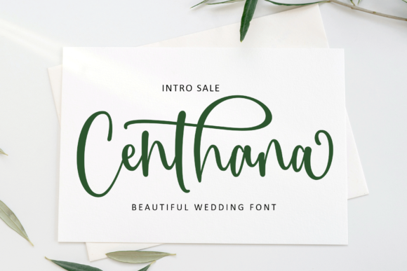 Centhana Font Poster 1