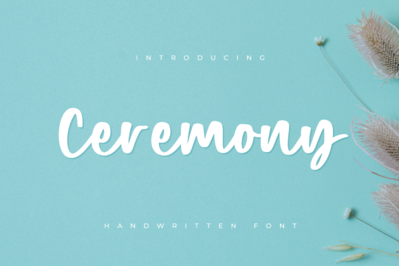 Ceremony Font Poster 1