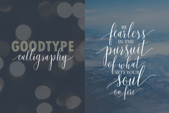 Chadina Script Font Poster 5