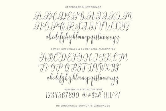 Chadina Script Font Poster 6