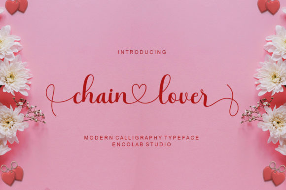 Chain Lover Font Poster 1