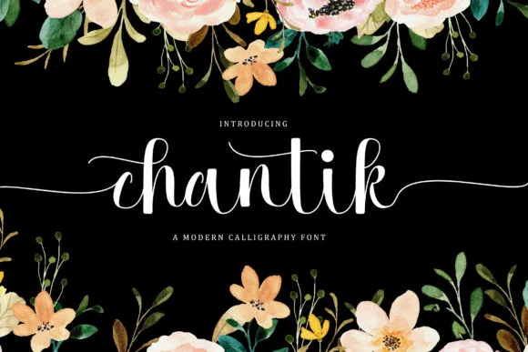 Chantik Font Chantik Font Poster 1