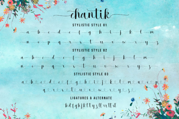 Chantik Font Poster 8