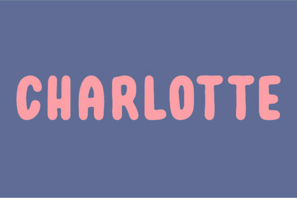 Charlotte Font Poster 1