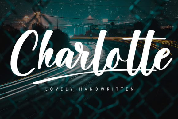 Charlotte Font Poster 1