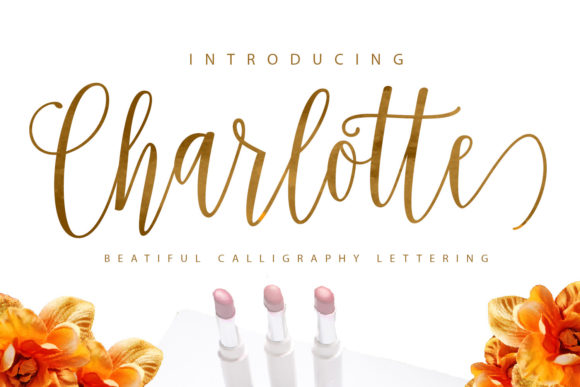 Charlotte Script Font Poster 1