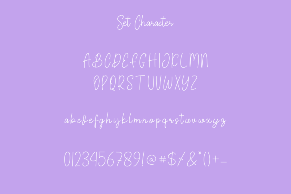 Charly Sweet Font Poster 5