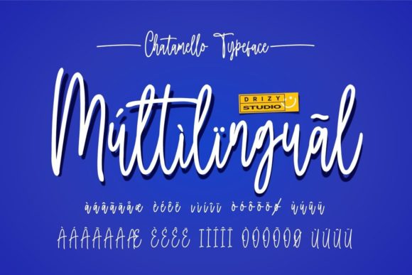 Chatamello Font Poster 2