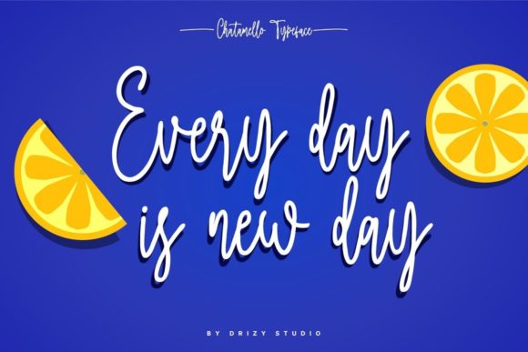 Chatamello Font Poster 3