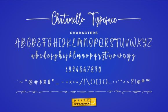 Chatamello Font Poster 4