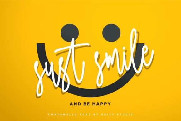 Chatamello Font Poster 7