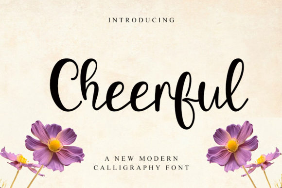 Cheerful Font Poster 1