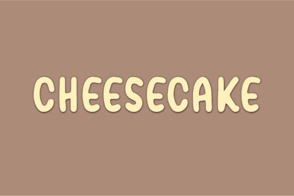 Cheesecake Font