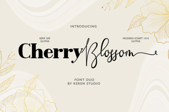 Cherry Blossom Font