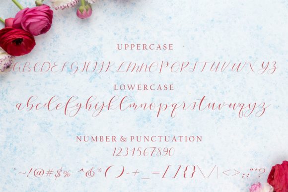 Cherry Blossom Script Font Poster 8