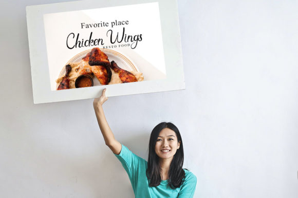 Chicken Wings Font Poster 3