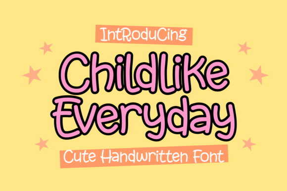Childlike Everyday Font Poster 1