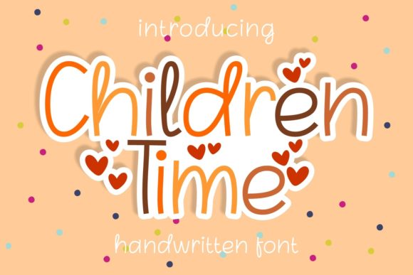 Children Time Font Poster 1