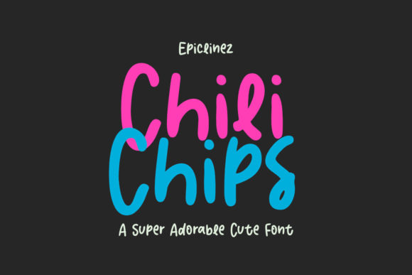 Chili Chips Font Poster 1