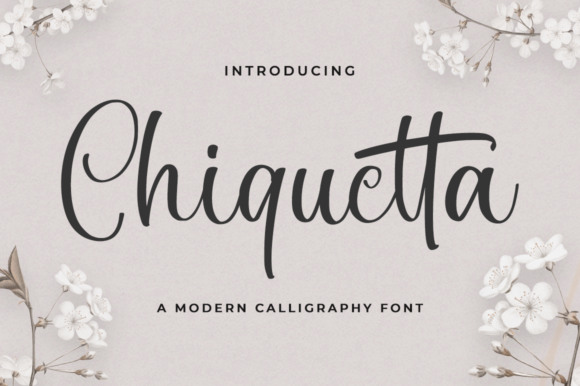 Chiquetta Font Poster 1