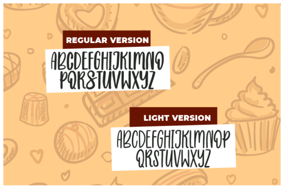 Choco Sunprise Font Poster 5