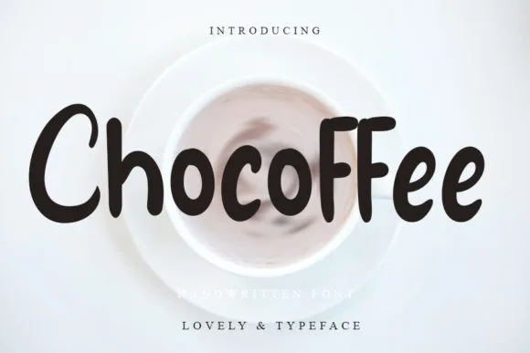 Chocoffee Font Chocoffee Font Poster 1