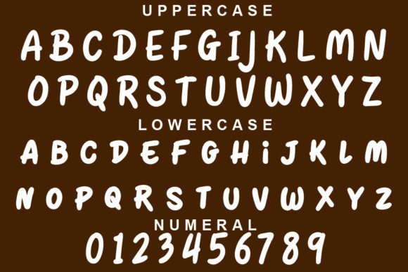 Chocolate Font Poster 3