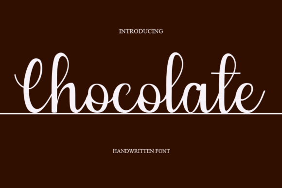 Chocolate Font Poster 1