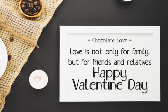 Chocolate Hazelnuts Font Poster 6