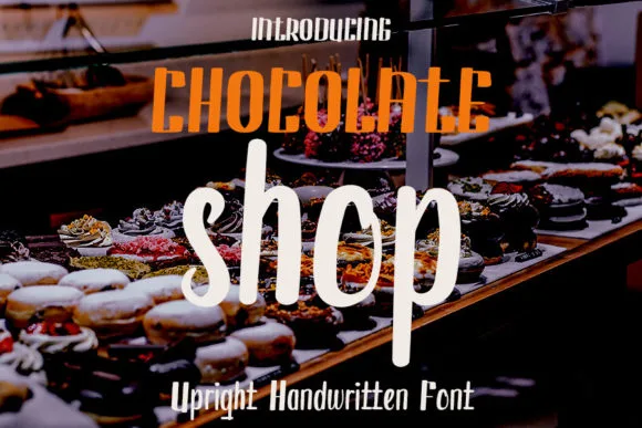 Chocolate Shop Font Chocolate Shop Font Poster 1