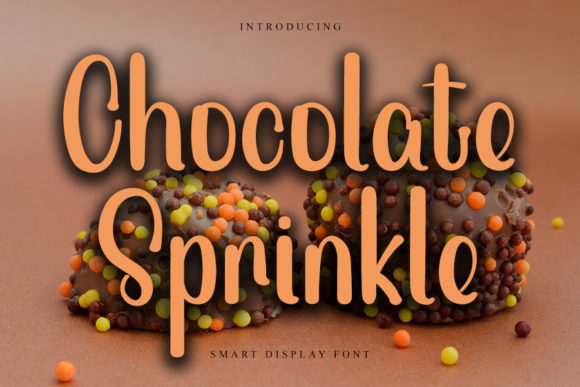 Chocolate Sprinkle Font Poster 1