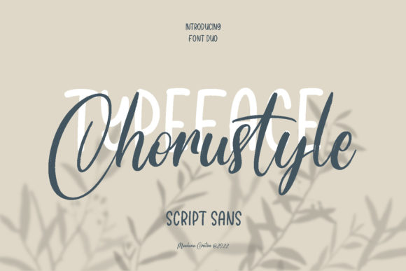 Chorustyle Duo Font Poster 1