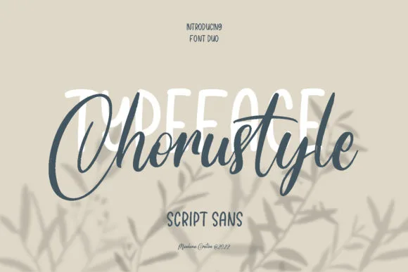 Chorustyle Duo Font Chorustyle Duo Font Poster 1