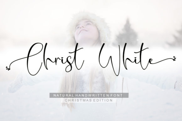 Christ White Font Poster 1