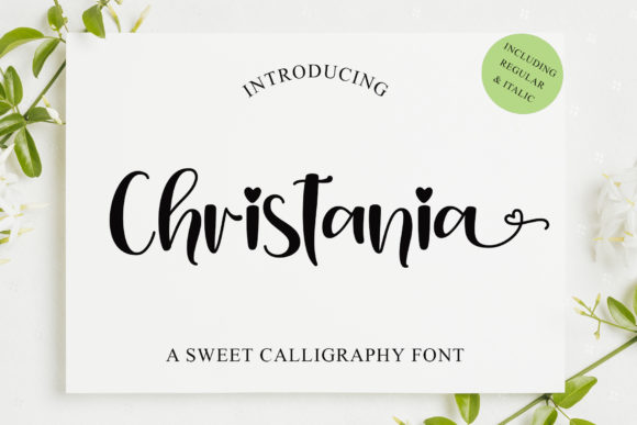 Christania Font Poster 1