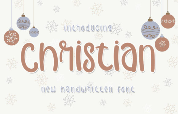 Christian Font Poster 1