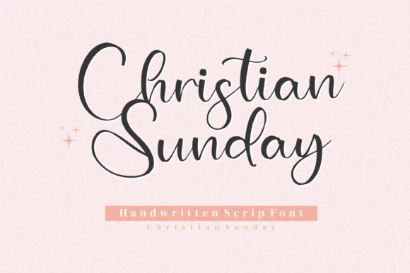 Christian Sunday Font Poster 1